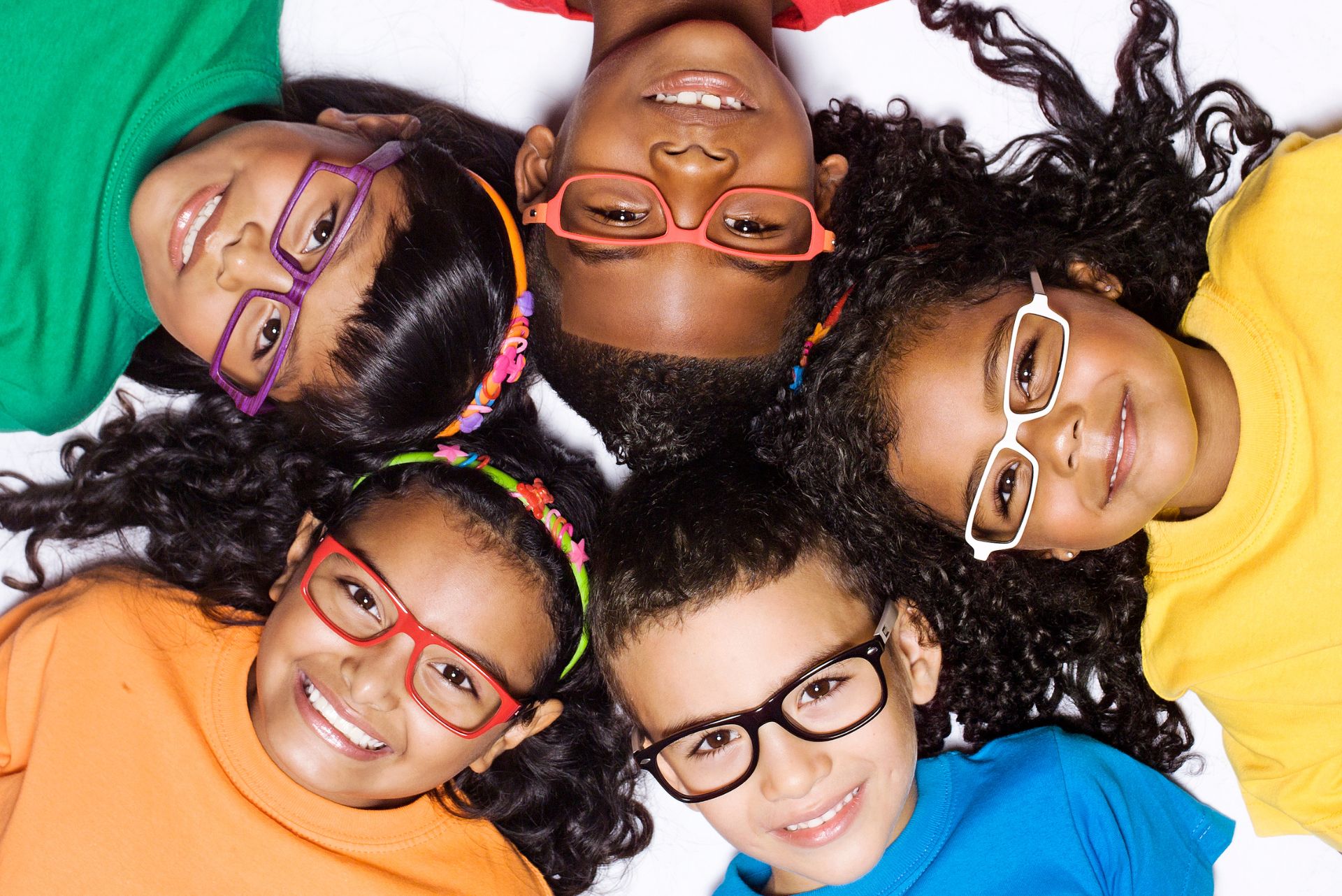 children heads